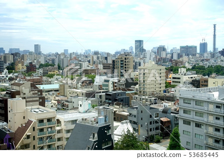 遠眺城市(新宿早稻田鶴見町附近) 遠眺城市(新宿早稻田鶴見町附近) 53685445