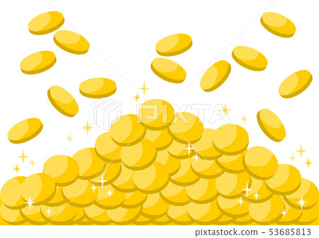 Money savings coin illustration Money savings coin illustration 53685813