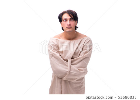 Young mad man isolated on white Young mad man isolated on white 53686833