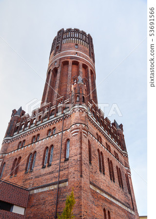 Wasserturm or water tower in Luneburg. Germany Wasserturm or water tower in Luneburg. Germany 53691566
