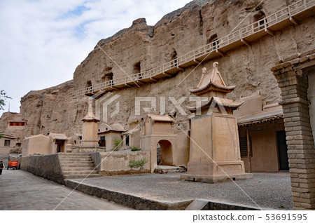 Buddhist caves Buddhist caves 53691595