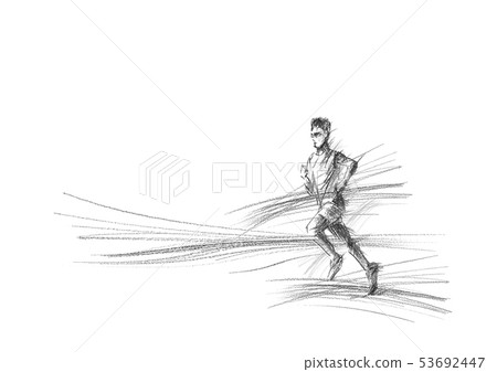 賽跑者的插圖 賽跑者的插圖 53692447