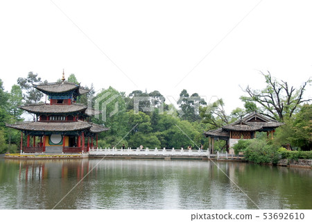 Yunnan Province Lijiang Old Town Yuquan Park Five-point Tower 53692610