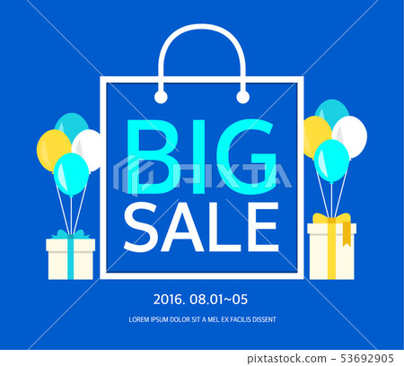大銷售折扣英國事件事件例證橫幅背景流行音樂 53692905