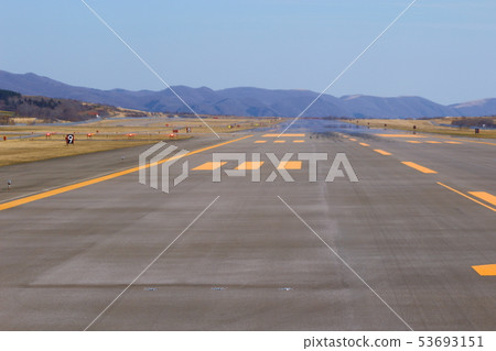 Airfield runway Airfield runway 53693151