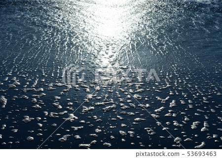 (Chiba Prefecture / Isumi City / Ohara Beach) [Close-up view of the beach] 53693463