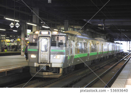 Chitose Line Rapid Airport Series 733 Sapporo Station Chitose Line Rapid Airport Series 733 Sapporo Station 53693640