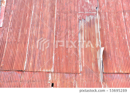 Rusted galvanized steel 53695289
