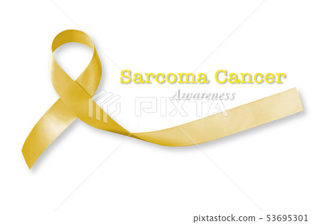 Sarcoma Bone cancer awareness yellow ribbon 53695301