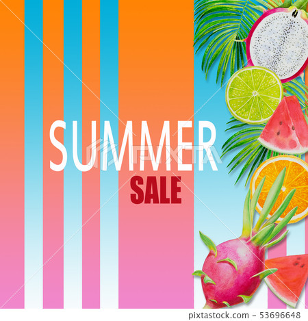 Summer holiday, Paintings fruit 53696648