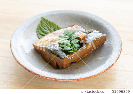Boiled mackerel Boiled mackerel 53696869