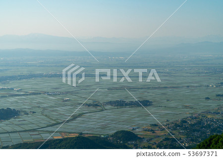 越後平原種植水稻後 53697371