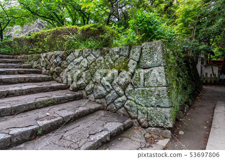 Honmaru tiger mouth Ishigaki Tsu castle ruins 53697806