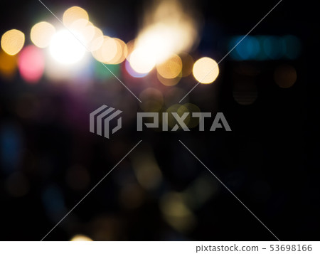 Abstract defocused colorful light bokeh. 53698166