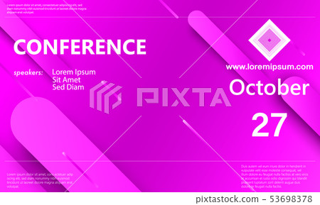 Conference announcement. Business background 53698378