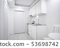 Modern interior white kitchen room showcase 53698742