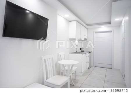 Interior white living room design mock up showcase 53698745