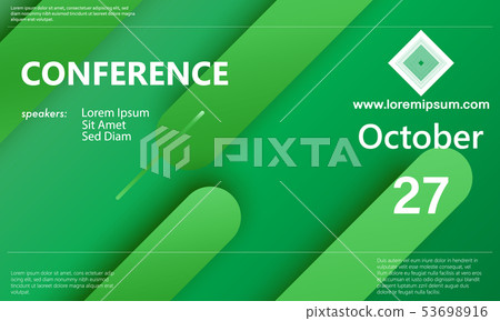 Conference announcement. Business background Conference announcement. Business background 53698916