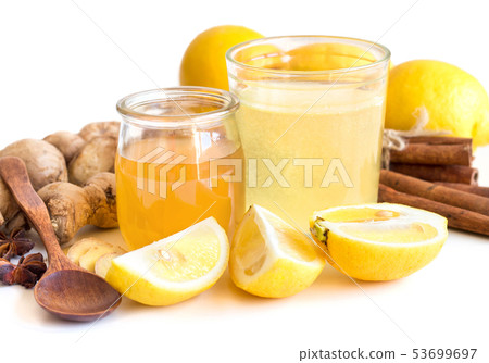 Honey, lemon and ginger 53699697
