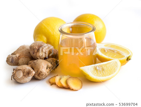 Honey, lemon and ginger Honey, lemon and ginger 53699704