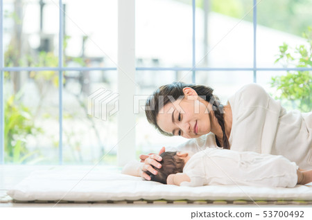 Baby and mother Baby and mother 53700492