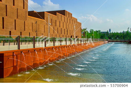 Details of Expo 2015 - fountains 53700904
