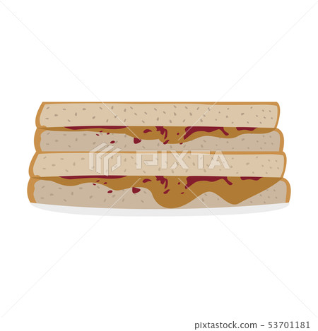 Peanut butter sandwich 53701181