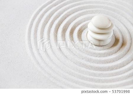 Zen japanese garden background 53701998