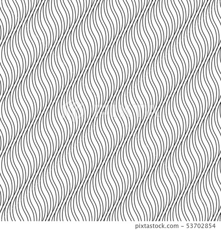 Seamless wavy pattern. Movement optical illusion 53702854