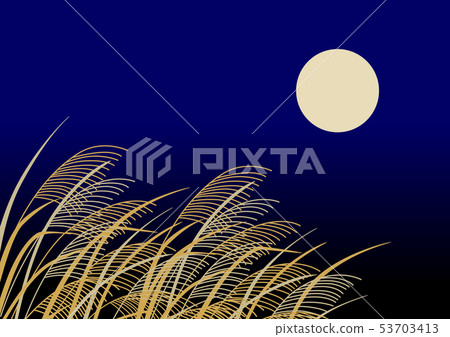 Full Moon and Susuki 53703413