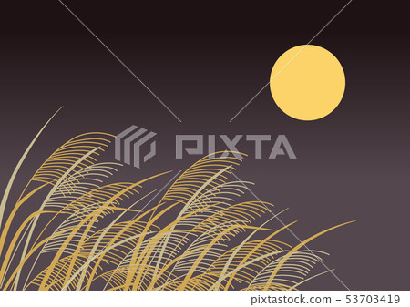 Full Moon and Susuki 53703419