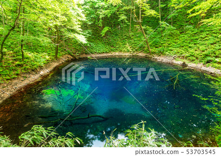 [Fukaura Town, Aomori Prefecture-Aoike] A popular spot on the Lake Joji Forest Therapy Road Aoike is the largest attraction 53703545