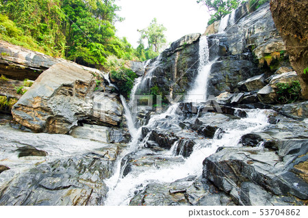 Mae Klang Waterfall at Doi Inthanon National Park Mae Klang Waterfall at Doi Inthanon National Park 53704862