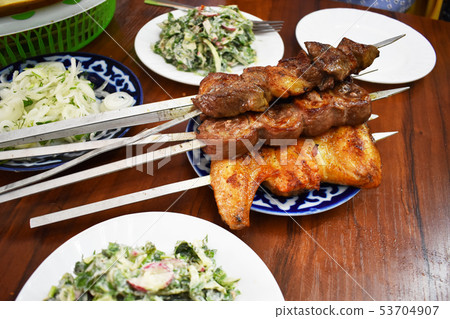 Shashlik（烤）烏茲別克菜 53704907