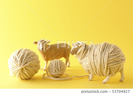 Round sheep 53704927