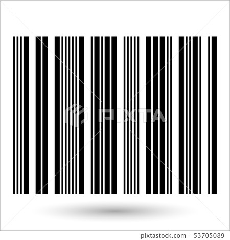 Barcode realistic icon. 53705089