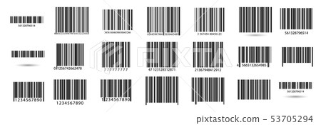 Business barcodes vector set. Business barcodes vector set. 53705294