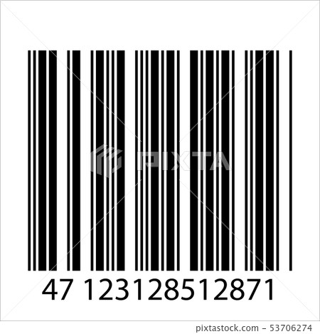 Barcode realistic icon. 53706274