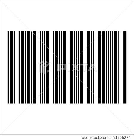 Barcode realistic icon. 53706275