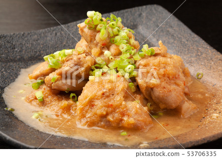 Simmered chicken meat 53706335