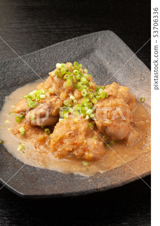 Simmered chicken meat Simmered chicken meat 53706336