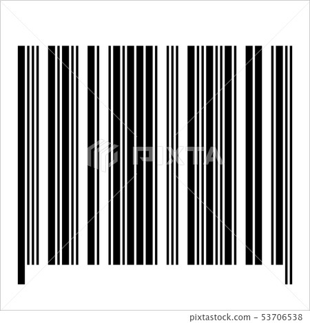 Barcode realistic icon. 53706538