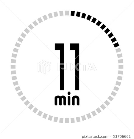 The minutes countdown timer  53706661