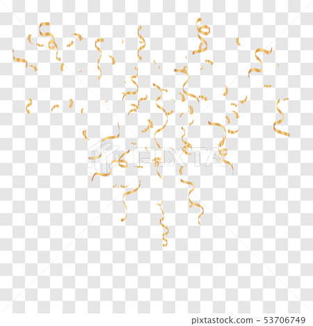 Gold confetti celebration 53706749