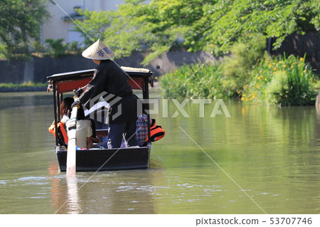 Fresh green and scenery of early summer 53707746