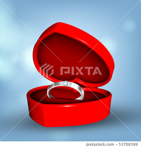 Classic Silver Or White Gold Diamond Ring Vector 53708399