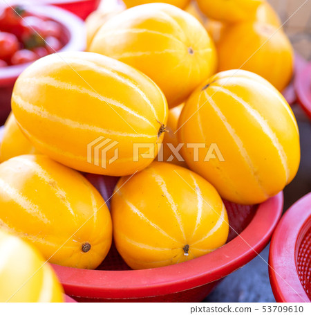 Melon melon, melon, melon, melon, melon, melon, watermelon, fresh, fresh, korean melon, traditional market, korea 53709610