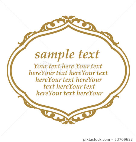 華麗的古董框架<洛可可風格> 53709652