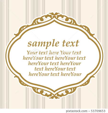 華麗的古董框架<洛可可風格> 53709653