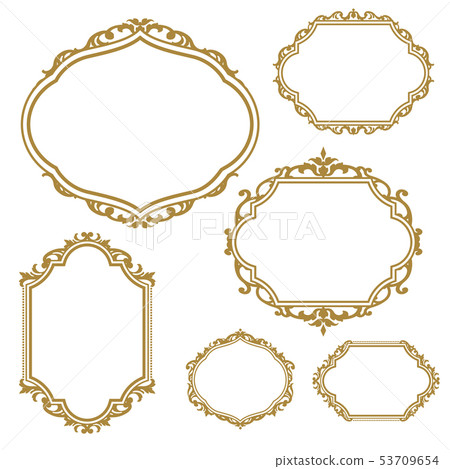 華麗的古董框架<洛可可風格> 53709654
